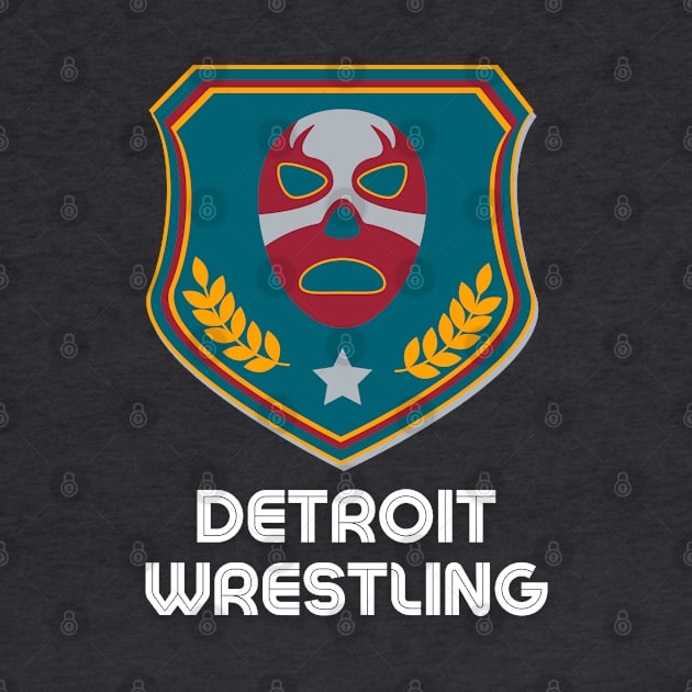 Detroit Wrestling "A Dark Era Turquoise" by DDT Shirts